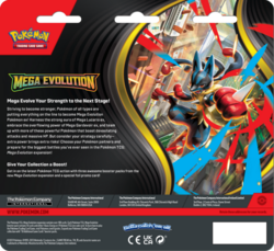Pokémon TCG: Mega Evolution - 3 Blister Booster - Golduck