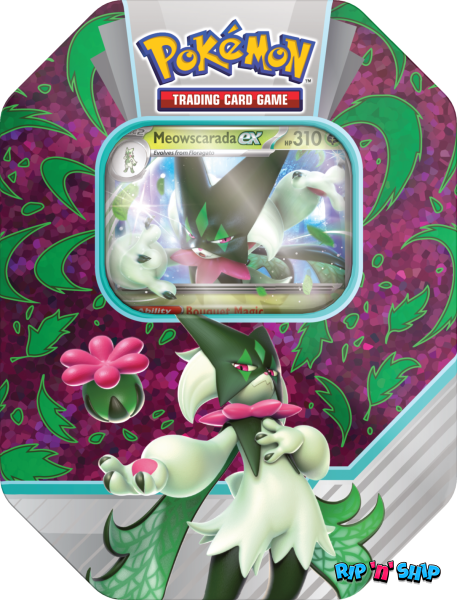 Paldea Partners Tin - Meowscarada ex